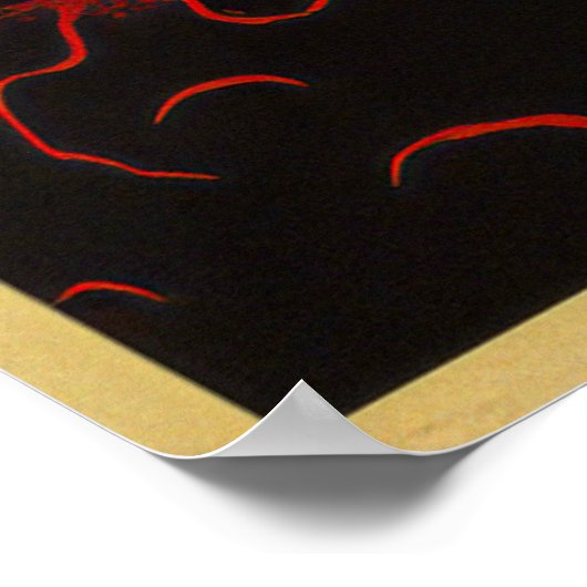 Retro Space Age Exploration Poster mit futuristisc (Ecke)