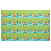 Retro Space Age Katzenstoff Stoff (Yard (91,4 cm))