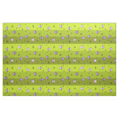Retro Space Age Planets Stars Chartreuse Stoff (Fat Quarter (45,7 x 55,9 cm))