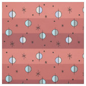 Retro Space Age Planets Stars Lachs Pink Stoff (Muster)