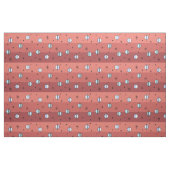 Retro Space Age Planets Stars Lachs Pink Stoff (Fat Quarter (45,7 x 55,9 cm))