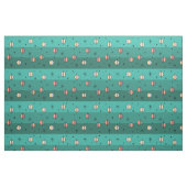 Retro Space Age Planets Stars Türkis Stoff (Fat Quarter (45,7 x 55,9 cm))