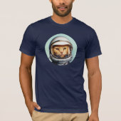 Retro Space Cat T-Shirt (Vorderseite)
