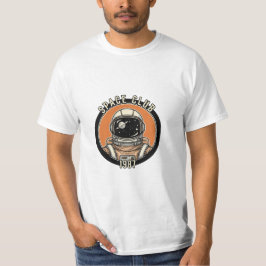 Retro Space Club 1987 Vintage Astronauten-Abzeiche T-Shirt