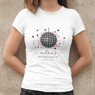 Retro Space Disco Junggeselinnen-Abschied Bridesma T-Shirt