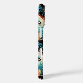 Retro Space Exploration Galaxy Case-Mate iPhone Hülle (Rückseite / Rechts)