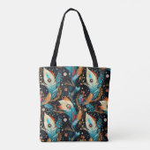 Retro Space Exploration Galaxy Tasche (Rückseite)