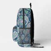 Retro Space Galaxy Bedruckter Rucksack (Rechts)