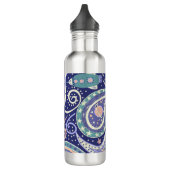 Retro Space Galaxy Design Edelstahlflasche (Links)