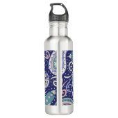 Retro Space Galaxy Design Edelstahlflasche (Rückseite)