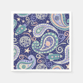 Retro Space Galaxy Design Serviette