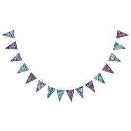 Retro Space Galaxy Design Wimpelkette