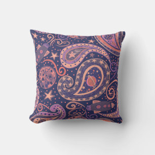 Retro Space Galaxy Kissen