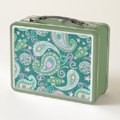 Retro Space Galaxy Metall Brotdose (Rückseite)