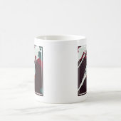 Retro Space Poster Cassini Mission to Saturn Kaffeetasse (Mittel)