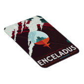 Retro Space Poster Cassini Mission to Saturn Magnet (Rechte Seite)