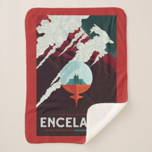 Retro Space Poster Cassini Mission to Saturn Sherpadecke