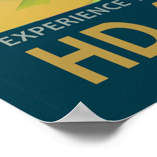 Retro Space Poster - die Schwerkraft einer Super E (Ecke)