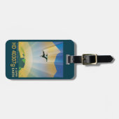 Retro Space Poster - die Schwerkraft einer Super E Gepäckanhänger (Vorderseite horizontal)