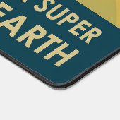 Retro Space Poster - die Schwerkraft einer Super E Schreibtischunterlage (Ecke)