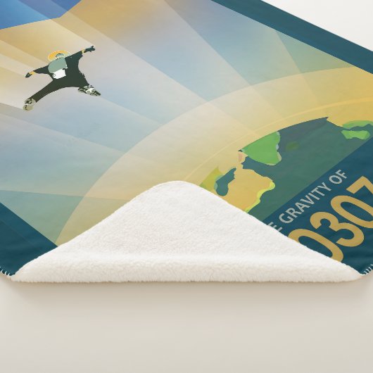 Retro Space Poster - die Schwerkraft einer Super E Sherpadecke (3/4)