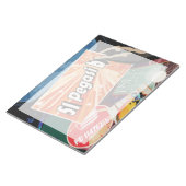 Retro Space Poster-Exoplanet Discovery 51 Pegasi B Notizblock (angewinkelt)