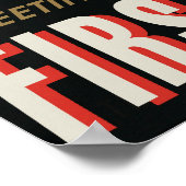 Retro Space Poster-Exoplanet Discovery 51 Pegasi B Poster (Ecke)