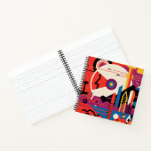 Retro Space Poster - Mars Exploration Program. Notizblock (Innenseite)