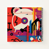 Retro Space Poster - Mars Exploration Program. Notizblock (Rückseite)