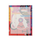 Retro Space Poster - Mars Exploration Program. Notizblock (Rotiert)