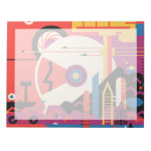 Retro Space Poster - Mars Exploration Program. Notizblock (Vorderseite)