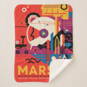 Retro Space Poster - Mars Exploration Program. Sherpadecke (Vorderseite)