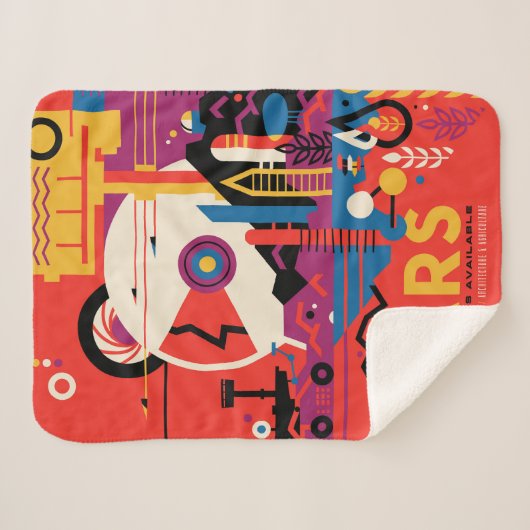 Retro Space Poster - Mars Exploration Program. Sherpadecke (Vorderseite (Horizontal))