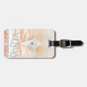 Retro Space Poster Observatory im Sonnensystem Gepäckanhänger (Vorderseite horizontal)