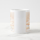 Retro Space Poster Observatory im Sonnensystem Jumbo-Tasse (Vorderseite)