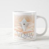 Retro Space Poster Observatory im Sonnensystem Jumbo-Tasse (Rechts)