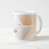 Retro Space Poster Observatory im Sonnensystem Jumbo-Tasse (Vorderseite Rechts)