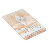 Retro Space Poster Observatory im Sonnensystem Magnet (Rechte Seite)