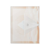 Retro Space Poster Observatory im Sonnensystem Notizblock (Rotiert)