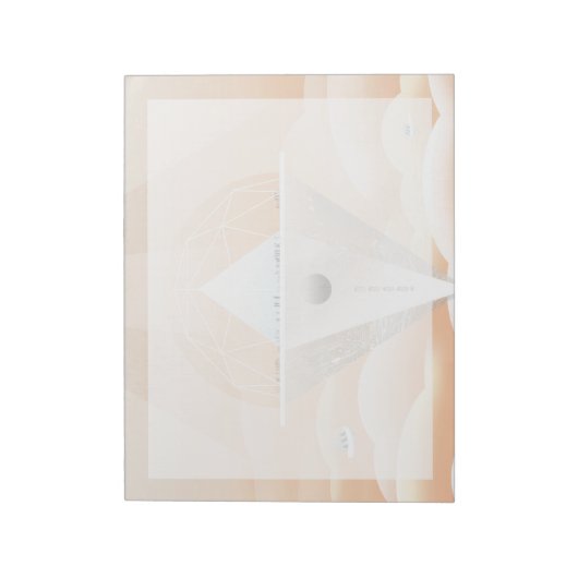 Retro Space Poster Observatory im Sonnensystem Notizblock (Rotiert)