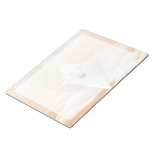 Retro Space Poster Observatory im Sonnensystem Notizblock (angewinkelt)