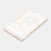 Retro Space Poster Observatory im Sonnensystem Post-it Klebezettel (angewinkelt)