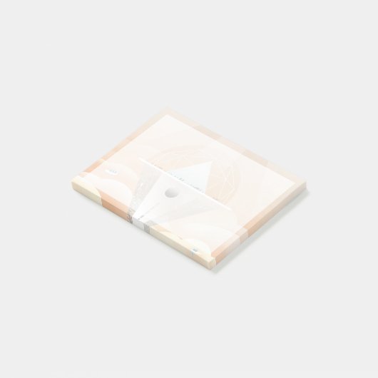 Retro Space Poster Observatory im Sonnensystem Post-it Klebezettel (angewinkelt)