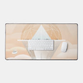 Retro Space Poster Observatory im Sonnensystem Schreibtischunterlage (Tastatur & Maus)