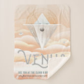 Retro Space Poster Observatory im Sonnensystem Sherpadecke (Vorderseite)