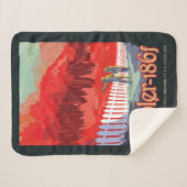 Retro Space Poster von Kepler-186f. Sherpadecke (Vorderseite (Horizontal))