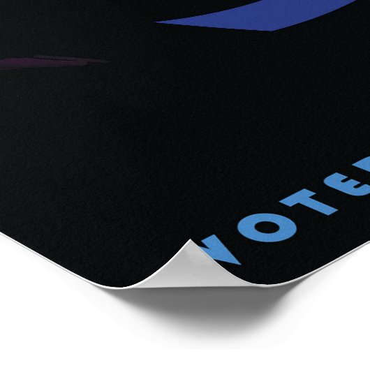 Retro Space Poster - Zuschauer beobachten Trappist (Ecke)