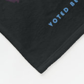 Retro Space Poster - Zuschauer beobachten Trappist Fleecedecke (Ecke)