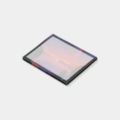 Retro Space Poster - Zuschauer beobachten Trappist Post-it Klebezettel (angewinkelt)