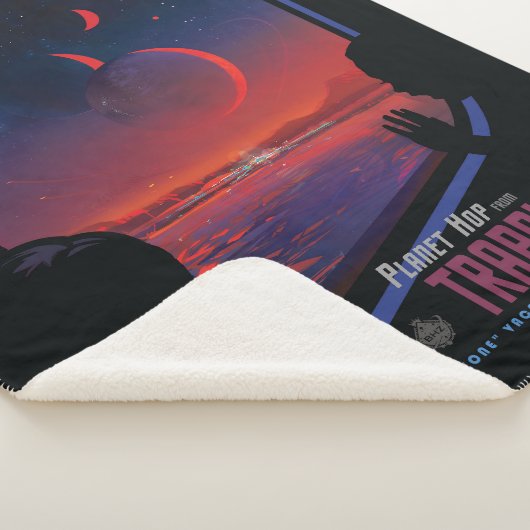 Retro Space Poster - Zuschauer beobachten Trappist Sherpadecke (3/4)